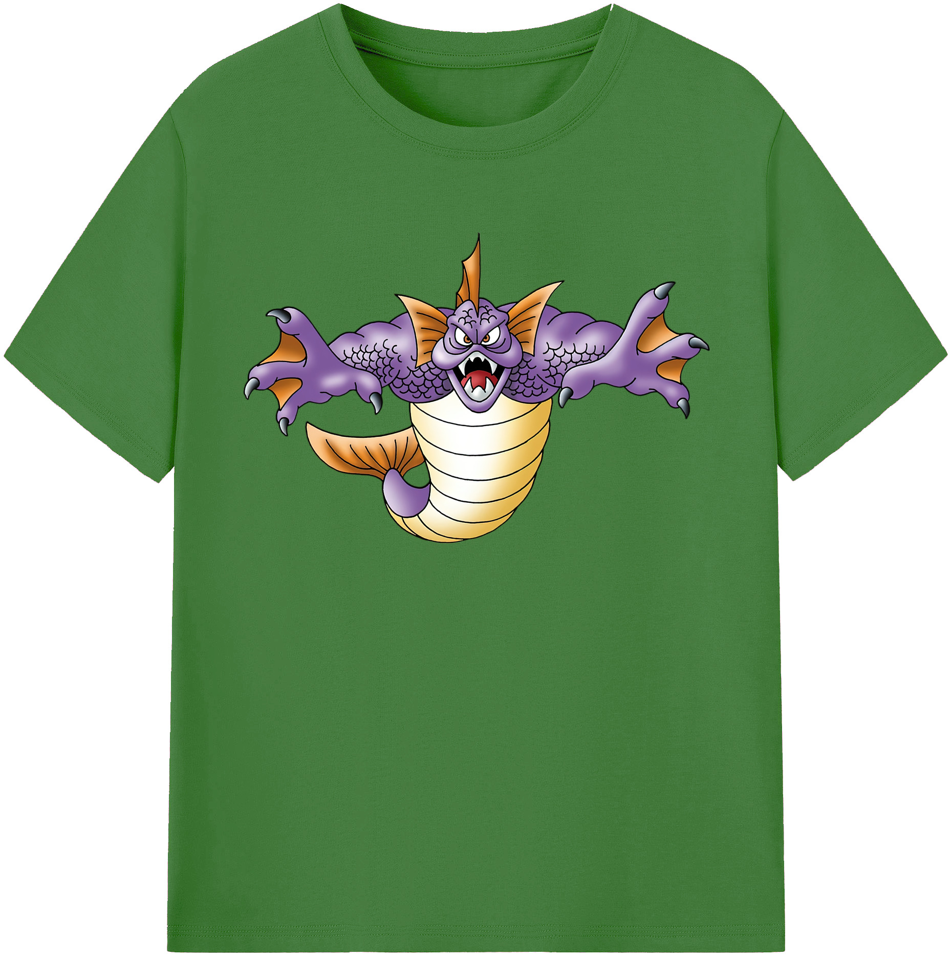 （画像用） ドラゴンクエスト Doragon Kuesuto Dragon Quest レディースカジュアルプリントTシャツ（綿100％）